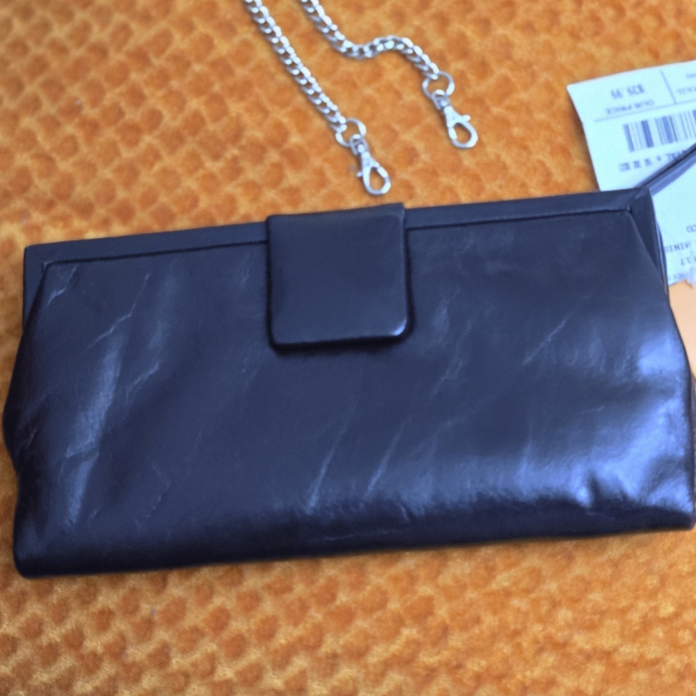 Elegant Brown Leather Wallet/clutch